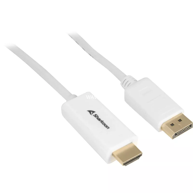„DisplayPort“ į HDMI kabelio adapteris „Sharkoon“ DisplayPort 1.2 → HDMI 4K aktyvus 2 m 60 Hz