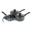 Puodų rinkinys Russell Hobbs Nightfall Stone 3 dalių 16/18/20 cm neprideganti danga
