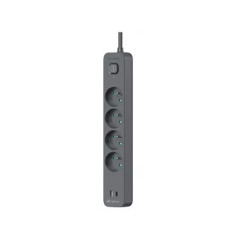 Šakotuvas TRACER TRALIS47026 su 1,5 m kabeliu, 4 USB prievadais ir PD 18W