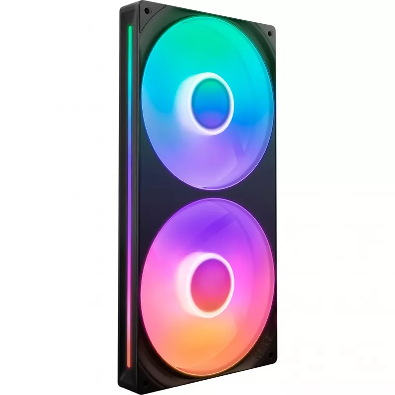 NZXT F280 RGB Core 140mm ARGB PWM 2-Pack Juoda
