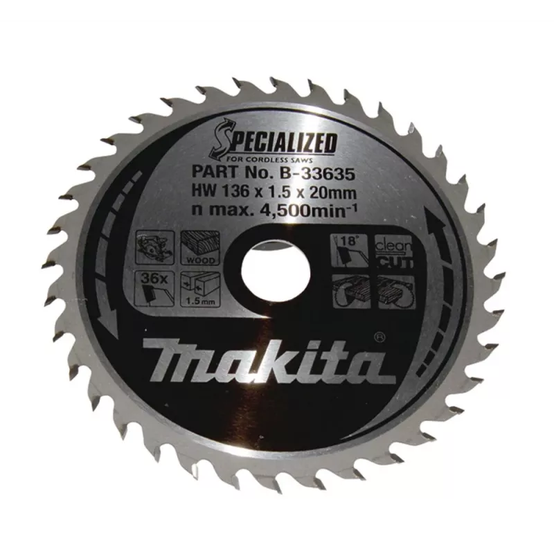 Makita B-33635 diskinis pjūklo diskas 13.6 cm 1 vnt.
