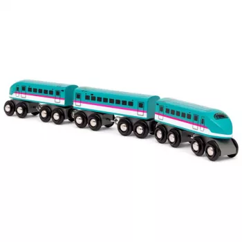 Žaislinis traukinys Ravensburger BRIO World Trains of the World Shinkansen E5 Hayabusa