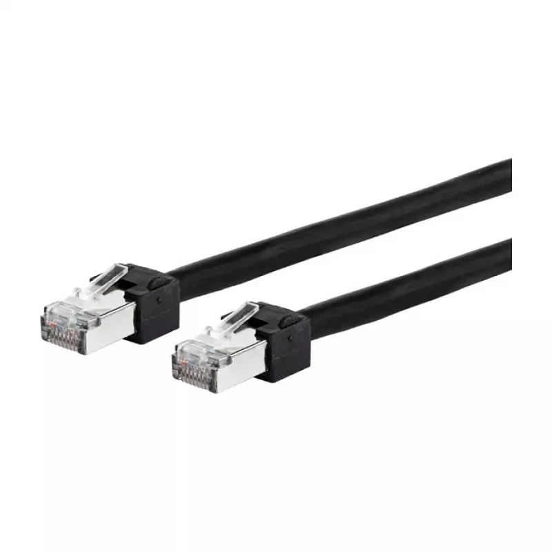 METZ CONNECT 13084F1000-E tinklo kabelis juodas 1 m Cat5e S/UTP (STP) (13084F1000-E)