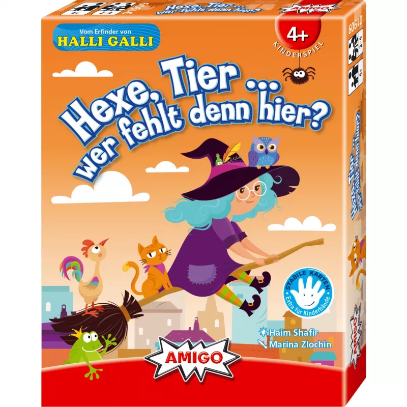 Hexe, Tier... wer fehlt denn hier, kauliukų žaidimas