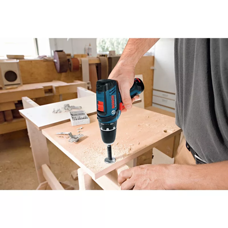 Bosch GSR 12V-15 Professional 650 g Juoda, Mėlyna, Raudona, Sidabrinė