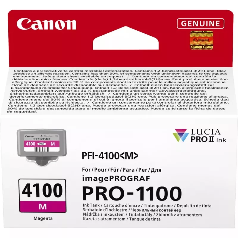 Canon LUCIA PRO II rašalo kasetė 1 vnt. Originali standartinio našumo purpurinė
