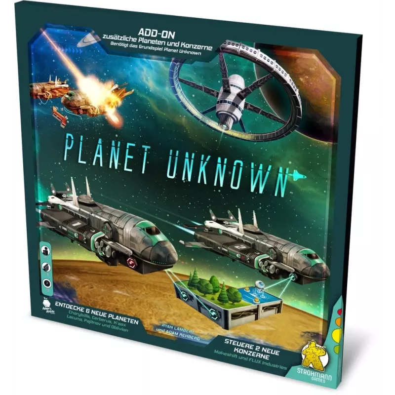 Planet Unknown - Neue Planeten & Konzerne, stalo žaidimo papildymas