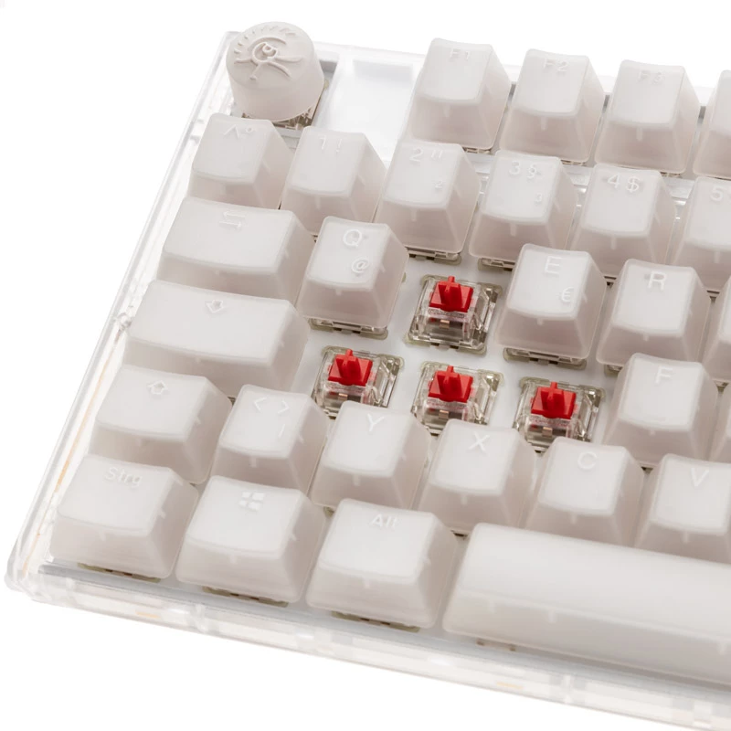 Ducky One 3 RGB klaviatūra, žaidimams, USB, QWERTY, US English, balta