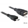 USB laidas DeLOCK 50 cm Micro-USB B – USB 2.0 A 83183