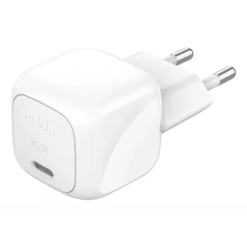 Belkin BoostCharge nešiojamam kompiuteriui, išmaniajam telefonui, planšetei, baltas, AC greitasis įkrovimas, vidaus naudojimui