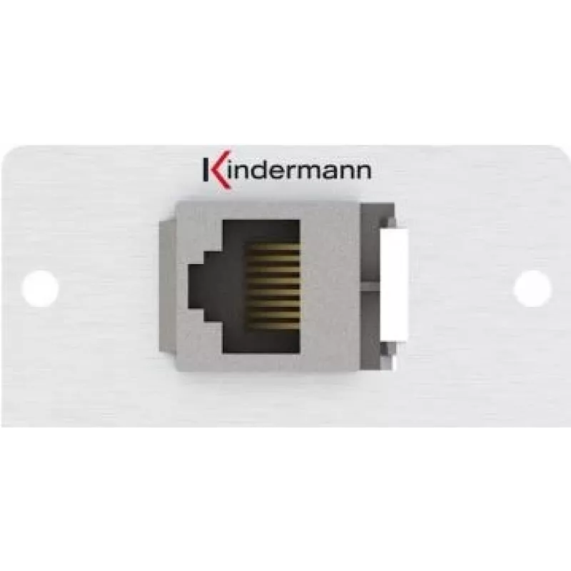 Kindermann Konnect 50 alu - Modulinė priekinė plokštelė, įsegama - RJ-45 (7444000423)