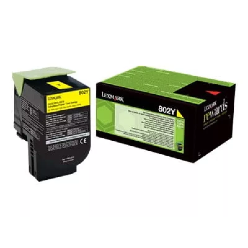 Toner Lexmark 80C20Y0 3000 puslapių Geltona