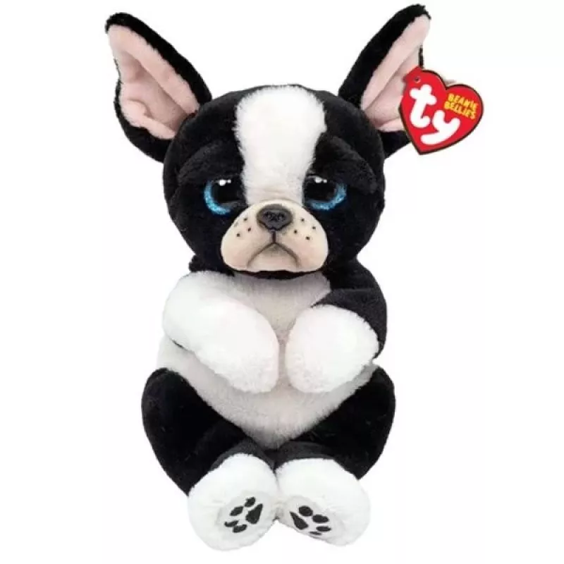 Mascot TY Beanie Bellies šuo juoda-balta 24 cm