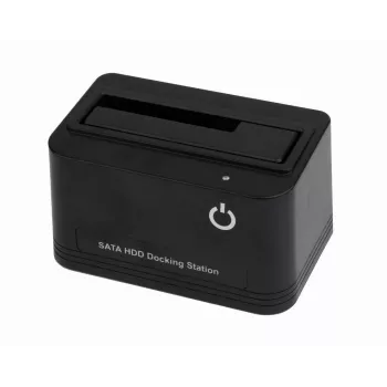 Gembird HD32-U2S-5 dokinė stotelė 2,5 ir 3,5 colio diskams USB 2.0 Type-A juoda