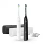 Įkraunamas sonic dantų šepetėlis Philips Series 5500 HX7119/02 — 2 rankenėlės, 2 šepetėlių galvutės, ličio jonų baterija, kasdienė priežiūra ir balinimas