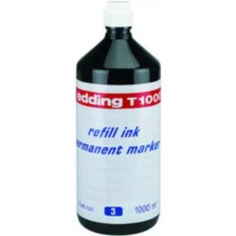 Markerio papildymas Edding T 1000 Mėlynas 1000 ml