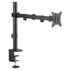 Monitor and TV Adjustable Holder SAVIO UM-02, Juoda, adjustable grip, easy to install