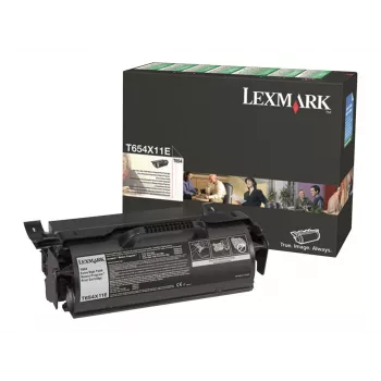 Toner Lexmark T654X11E 30000 puslapių Juoda