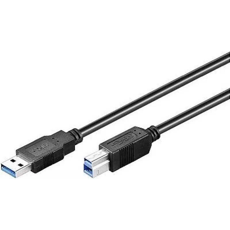 Wentronic 93655 USB laidas juodas