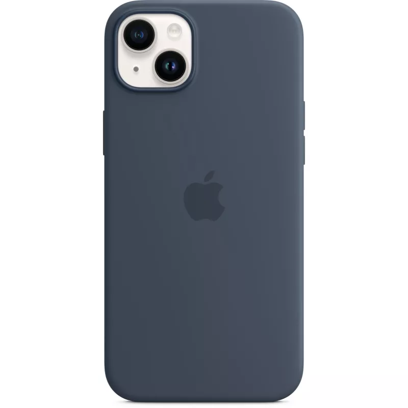 Silikoninis dėklas dėklas Apple iPhone 14 Plus MagSafe Storm Blue
