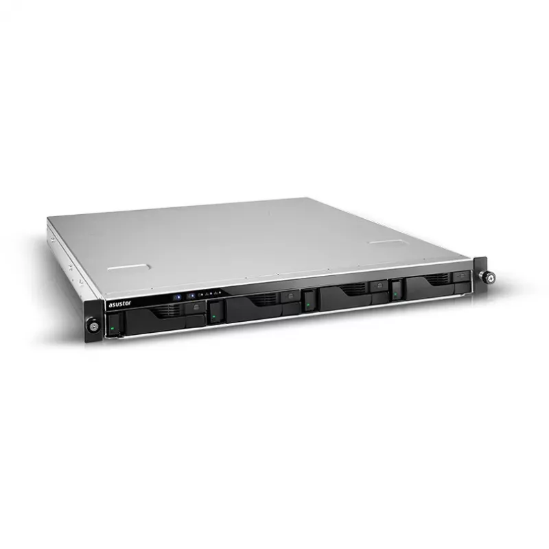 NAS Asustor Lockerstor 4RD Rack 1U Intel Atom C3538 8GB DDR4 Pilka