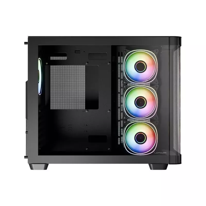 Kompiuterio korpusas LC-Power LC-8001B-ON Midi Tower juodas