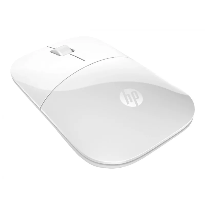 „HP Z3700“ balta belaidė pelė, abiem rankoms tinkama, optinė, RF belaidė, 1200 DPI, balta