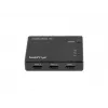 LANBERG vaizdo jungiklis 3x HDMI + micro USB prievadas