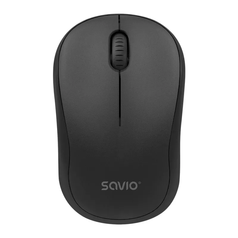 Belaidė pelė SAVIO MB-03, Bluetooth sąsaja, 1000 DPI, AA baterija, 99×60×39 mm, 51 g, imtuvas pridedamas