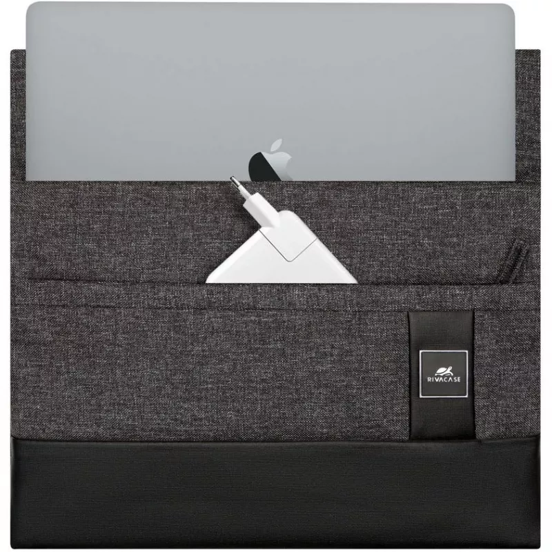 Įmautė Rivacase 8802 nešiojamojo kompiuterio dėklas 33,8 cm (13,3 col.) Juoda Pilka
