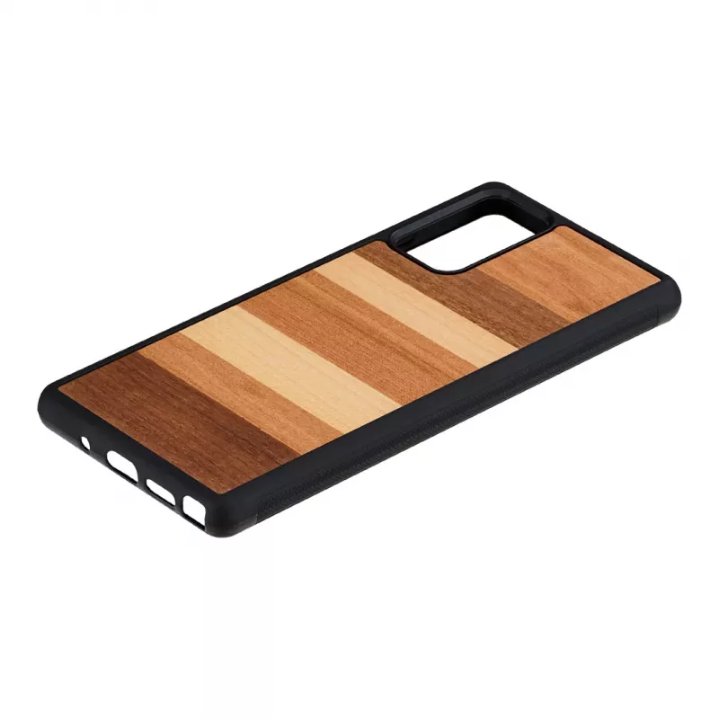 Apsauginis dėklas Samsung Galaxy Note 20, man and wood — juodas