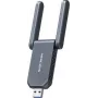 Belaidis USB adapteris MERCUSYS MA37BEH — didelio stiprinimo Wi-Fi 7 (BE6500) USB-C/USB-A suderinamumas