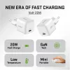 USB‑C sieninis įkroviklis YENKEE YAC G20 20W 3A Power Delivery