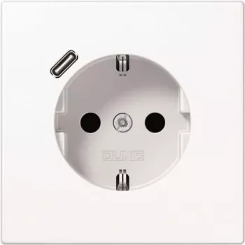 Schuko lizdas su USB LS1520-18CWW C tipo (LS1520-18CWW)