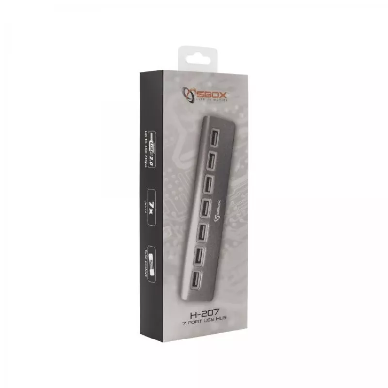 Sbox H-207 7 prievadų USB šakotuvas