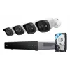 NVR apsaugos įrašymo įrenginys Eufy E40 — 8 kanalų 4K įvestis, 2 TB HDD (išplečiama iki 16 TB), juoda/pilka/baltas