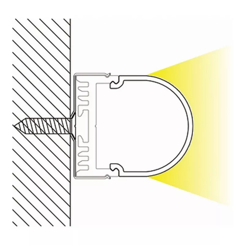 Synergy 21 ALU044-PC profilis (S21-LED-PR20169)