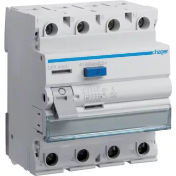 Hager CFA440D Pilka