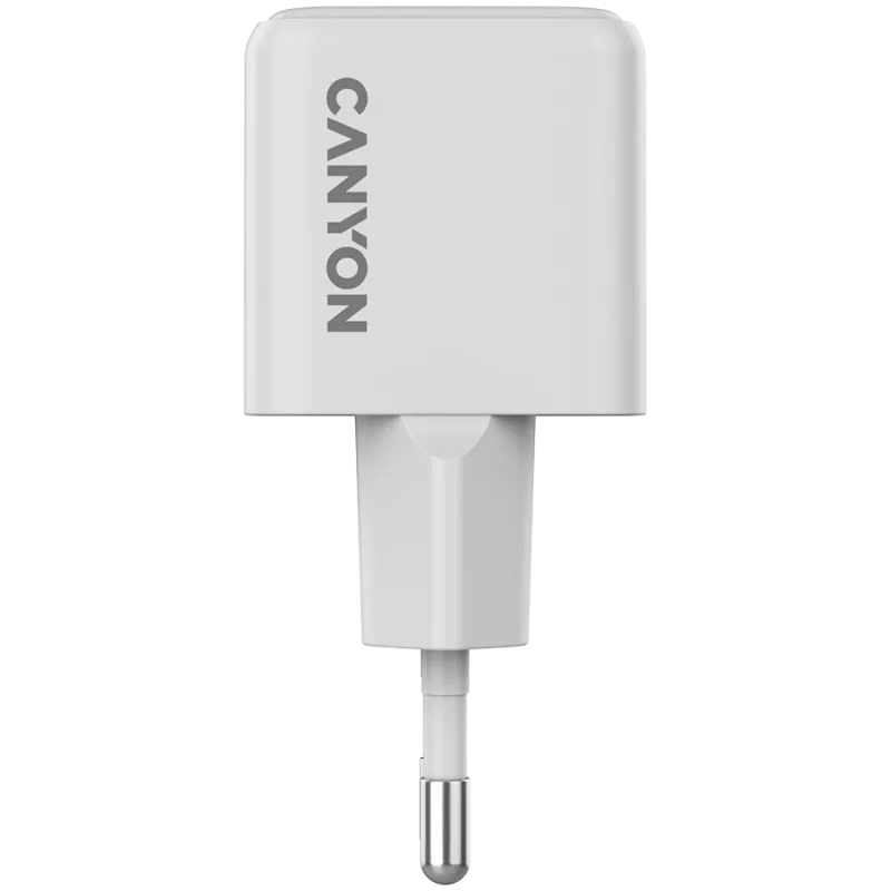 CANYON įkroviklis CU20C GaN 20W 1xPD EU Baltas
