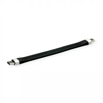 ROLINE 11.02.9054 USB laidas 0,11 m USB 3.2 Gen 2 (3.1 Gen 2) USB C juodas (11.02.9054)