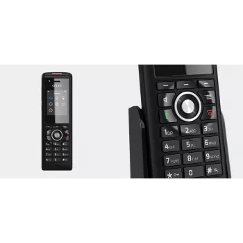 Belaidis telefonas Snom M85 su skambintojo ID, juodas