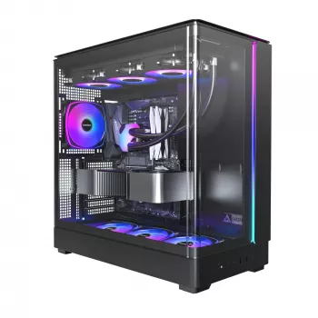 PC korpusas Montech KING 45 PRO Juoda — micro ATX / Mini-ITX, Midi Tower