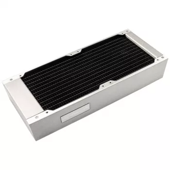 Radiatoriaus filtras Watercool 24121 — žalvaris/varis/nerūdijantis plienas, 278×120×48 mm
