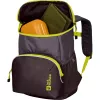 Jack Wolfskin Erlebnis Pack kuprinė - violetinė/neoninė geltona, 11 L