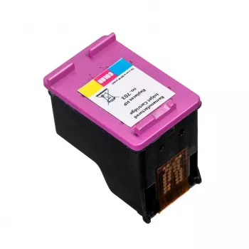 Rašalinis spalvotas kasetė Superbulk B-H703C trispalvė 17 ml didelio (XL) našumo suderinama su HP
