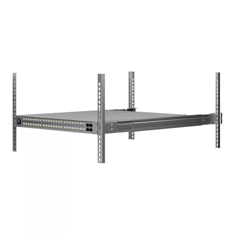 Ubiquiti ECS-48-POE (2150W) ĮMONĖS KLASĖS 48-PORTŲ, 3 sluoksnio Etherlighting POE+++ jungiklis, 10 GbE RJ45, 25G SFP28