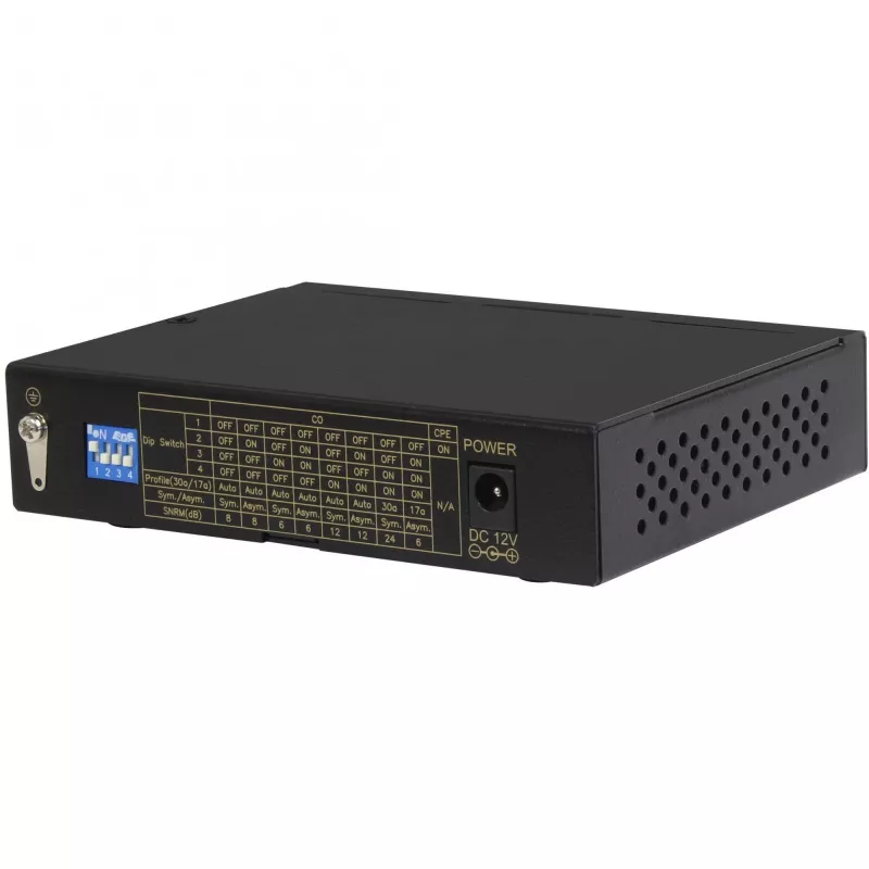 Modemas ALLNET ALL-MC116VDSL2 160 Mbit/s 2x RJ45 SFP Juoda