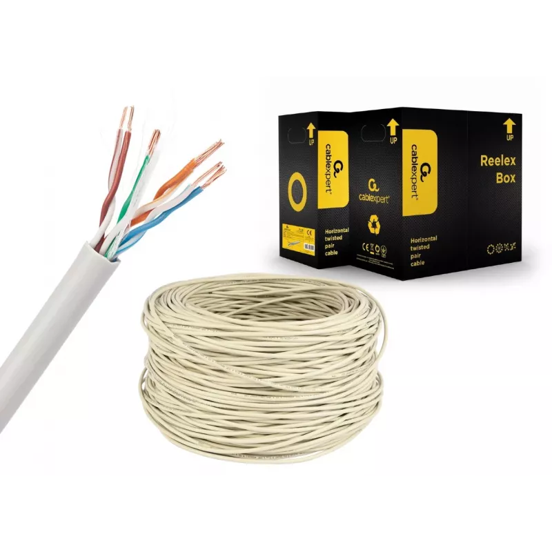 Gembird UPC-5004E-L tinklo kabelis pilkas 304,8 m Cat5e