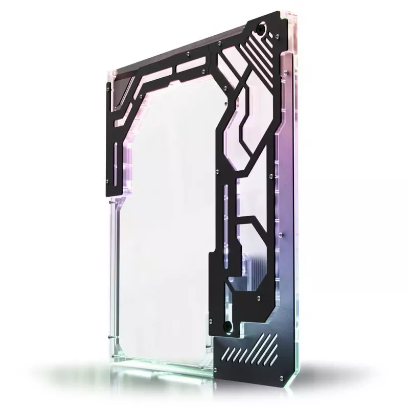 Case side panel Singularity Spectre 4 Aevum Dual Loop Side Panel Acrylic Clear Juoda