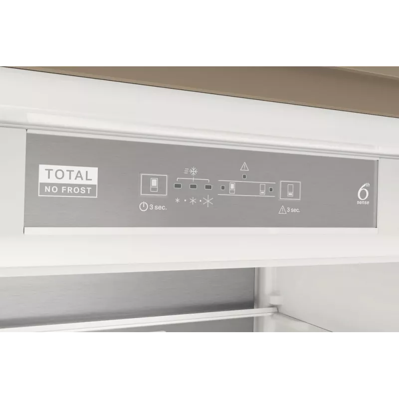 WHIRLPOOL įmontuojamas šaldytuvas WH SP70 T121, plotis 69 cm, aukštis 193,5 cm, energijos klasė E, No Frost